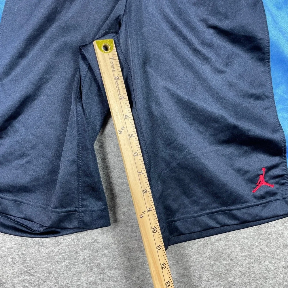 Jordan Basketball Shorts Mens L Navy Red Blue Colorblock Athletic 404309-455